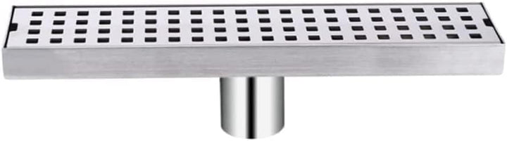WOLFBIRD 30CM Duschrinne Edelstahl Ablaufrinne Bodenablauf,Selbstreinigender Siphon mit Geruchsstop,