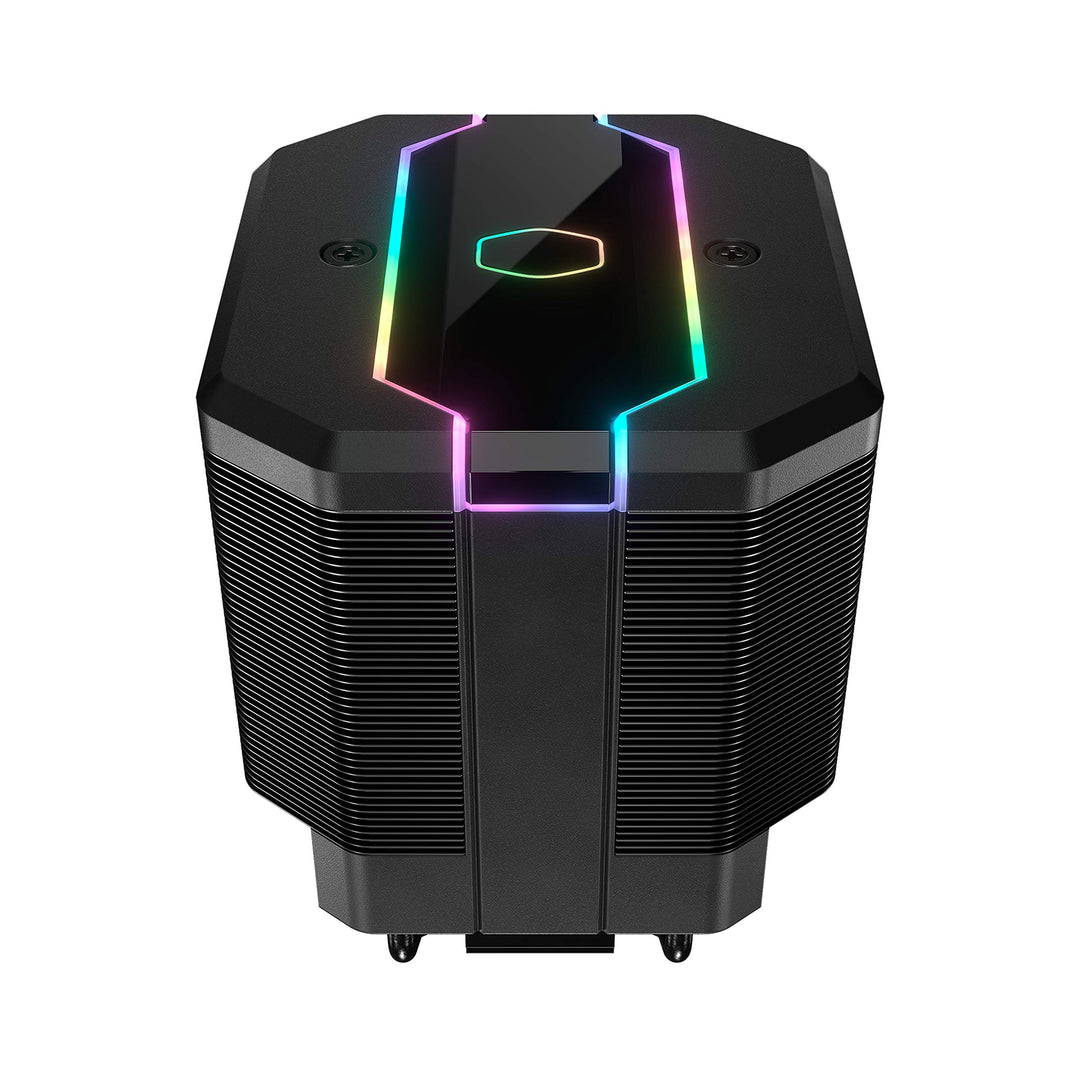 Cooler Master MasterAir MA620M CPU-Kühler - ARGB Dual Tower Kühlkörper, 6 Heatpipes mit leisem SF120