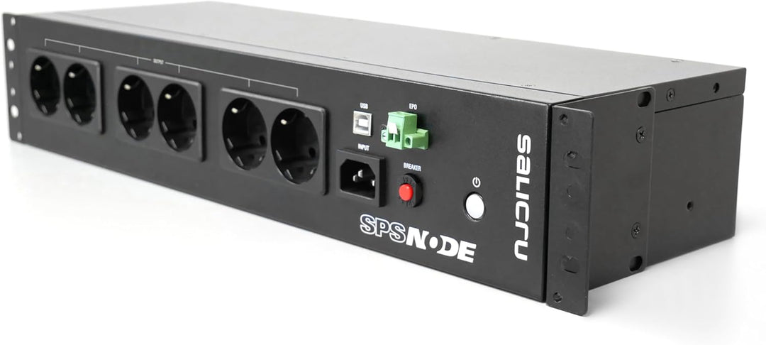 Salicru SPS 900 Node - 900VA Line-Interactive sine-Wave Ununterbrechbare Power Systems (USV) 2U Rack