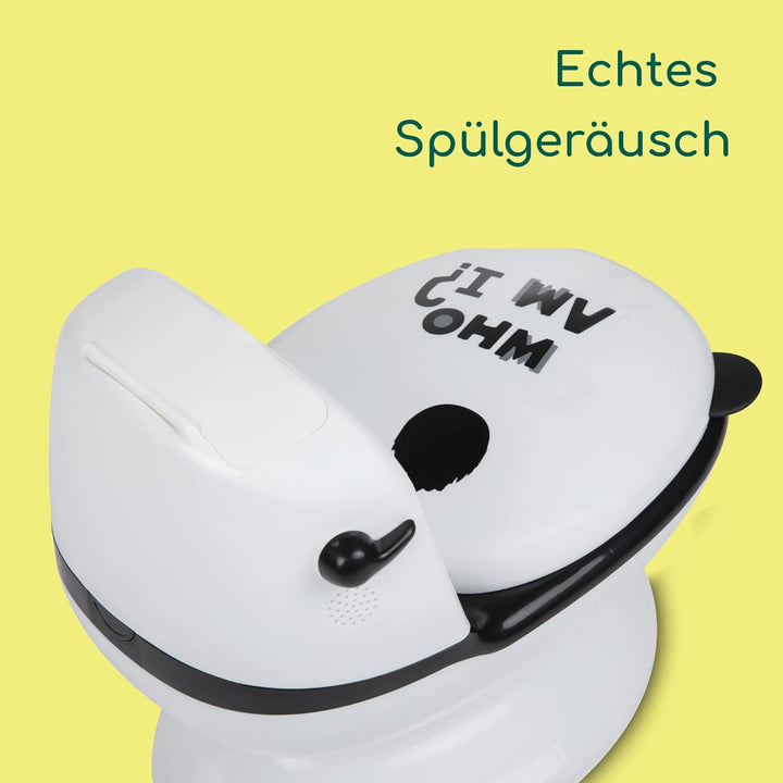 Bebeconfort Toilettensitz in Minigrösse für Kinder, Toilette fürs Töpfchentraining mit süssem Panda,