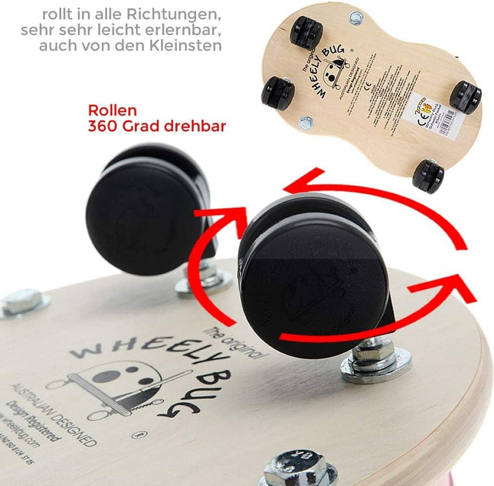 Wheelybug Rutscher 2 Teile Set Kinder Rutschauto Rutschtier Tier Jungen Mädchen Wheely Bug gross ode