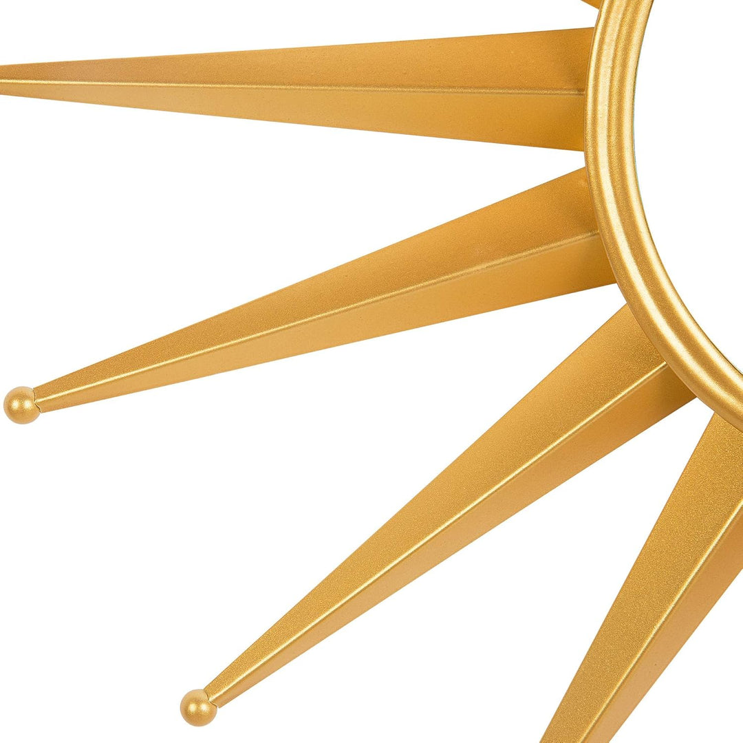Spiegel Sonnenstrahlen rund gold dia. 60 Perelli