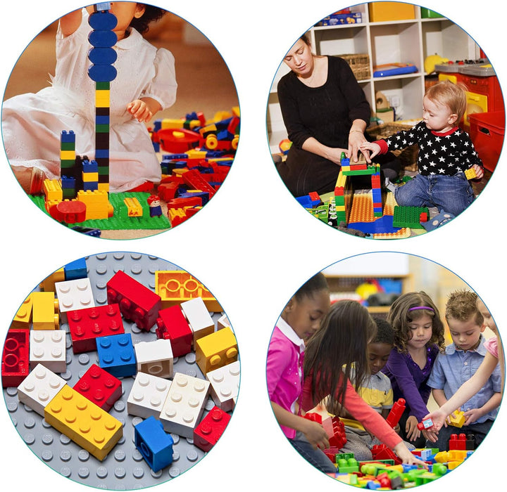 Grosse Bauplatte Kompatibel mit Duplo Platten,grosse Grundplatte,38 * 38cm Platten-Set für Kreatives