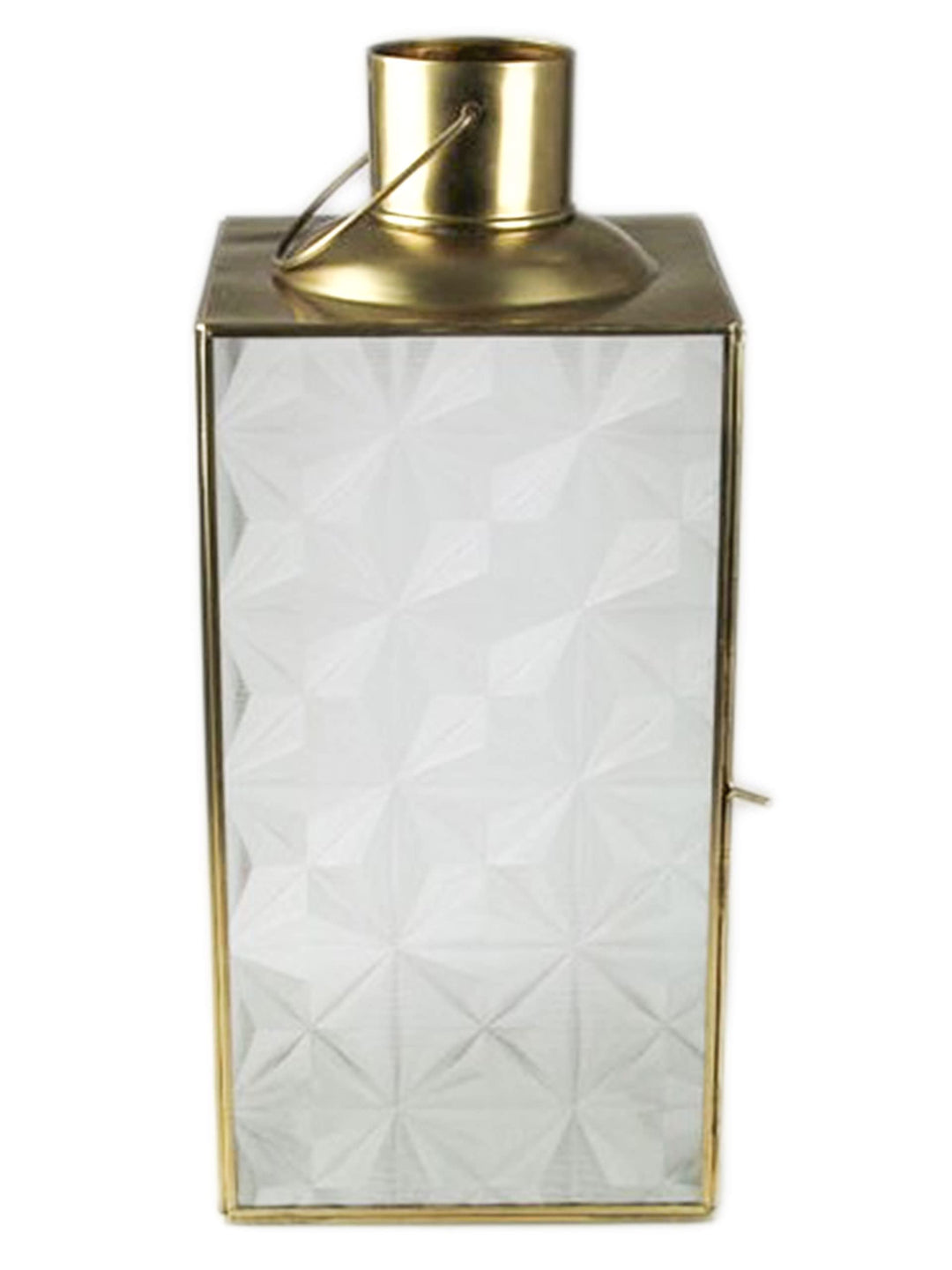 AMDesign Laterne Prisma Metall M 40cm Gold, M