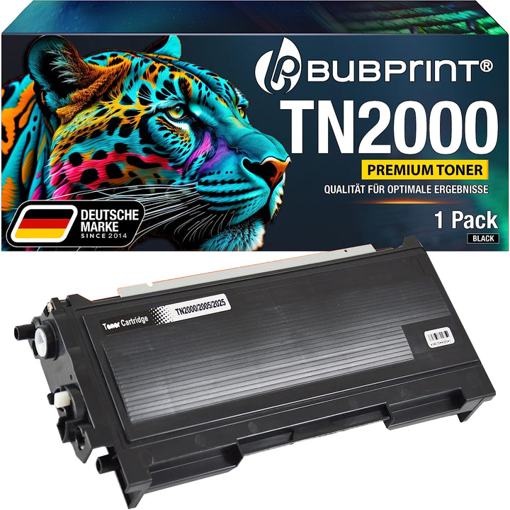 Bubprint Toner kompatibel als Ersatz für Brother TN-2000 für DCP-7010 DCP-7010L DCP-7025 HL-2020 HL-