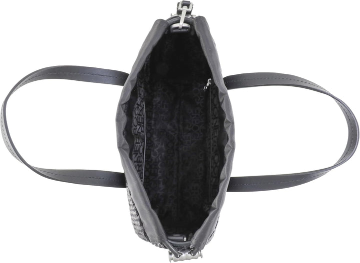 Bogner Ladies Airolo Malina Tote L Schwarz - Geflochtene Moderne Damen Tasche, Grösse One Size - Far