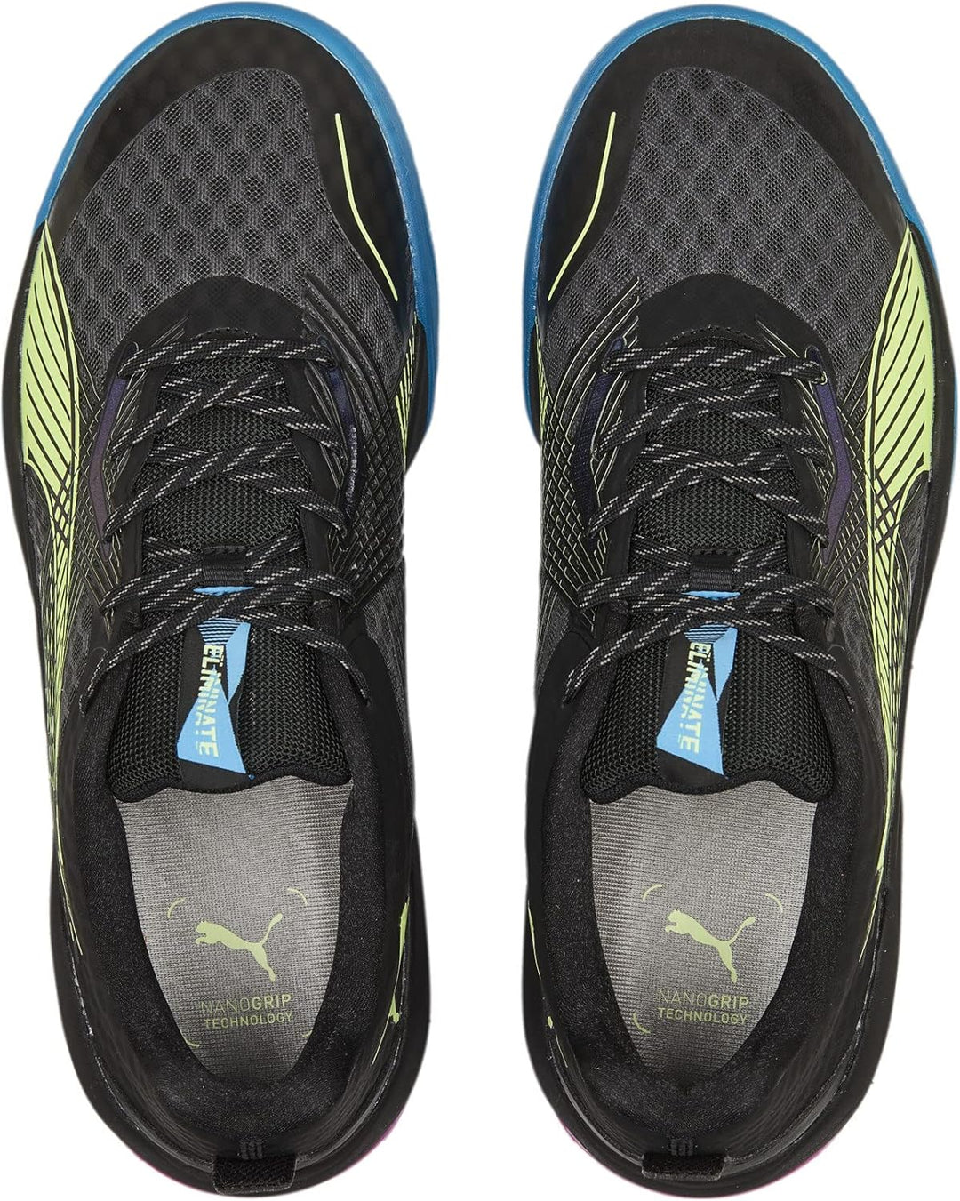 Puma Herren Eliminate Power Nitro IIHallenturnschuh 42.5 EU Puma Black Fizzy Light Ocean Dive Festiv