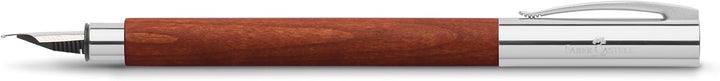 Faber-Castell 148181 - Füllfederhalter AMBITION Birnbaum, Federbreite F, inkl. Geschenkverpackung un