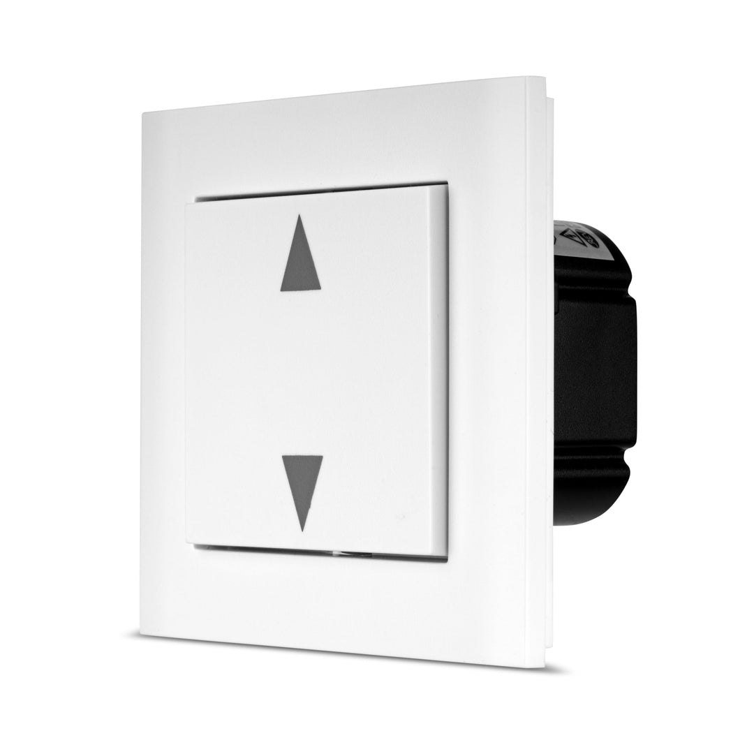 REV 0088167090 Link2Home, WLAN Rollladenschalter + Rahmen, App- u. Sprachsteuerung, weiss, Rollladen