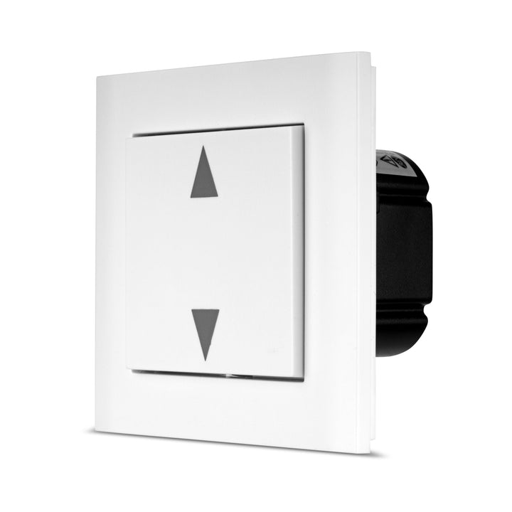 REV 0088167090 Link2Home, WLAN Rollladenschalter + Rahmen, App- u. Sprachsteuerung, weiss, Rollladen