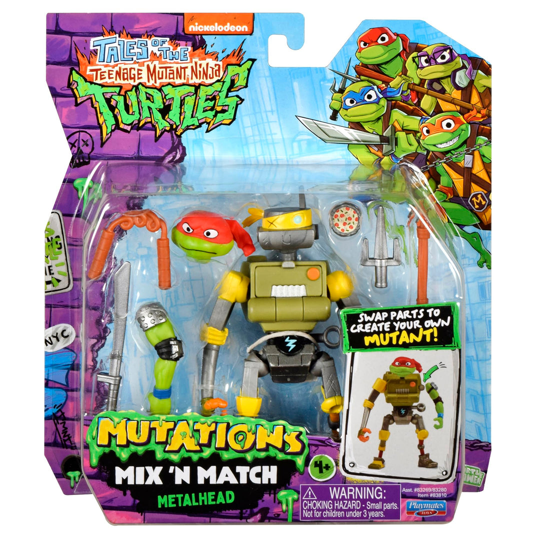 Teenage Mutant Ninja Turtles: Mutations Mix and Match 11,4 cm Metalhead Actionfigur