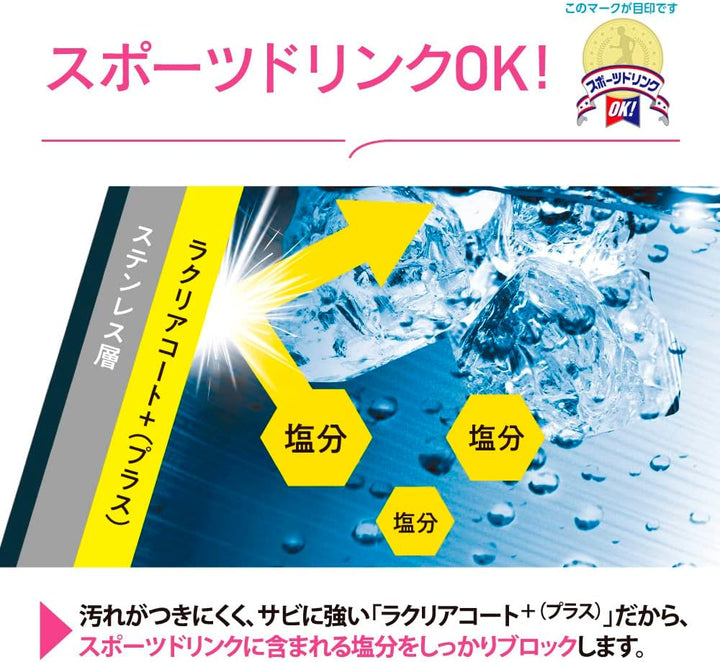 Zojirushi SM-VA72-AM Wasserflasche One-Touch Edelstahlbecher Nahtlos 25 fl oz (720 ml) Mintblau 24-O