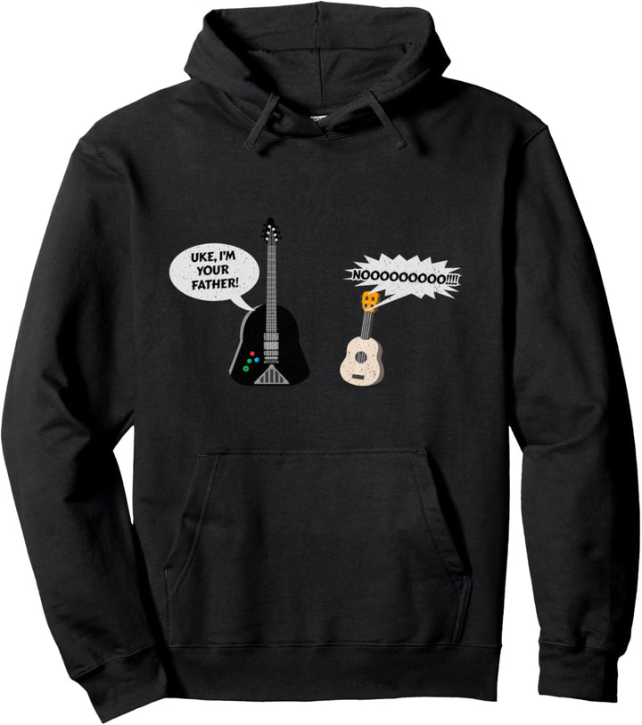 Lustige Gitarre Uke Vintage-Musik-Geschenk Pullover Hoodie