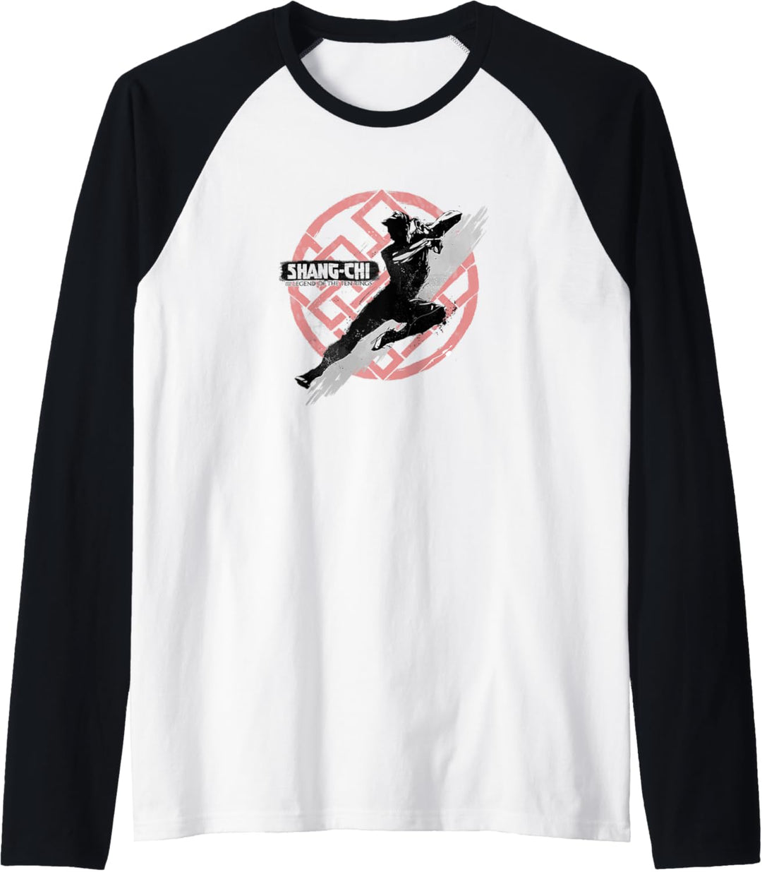 Marvel Shang-Chi Action Silhouette Raglan
