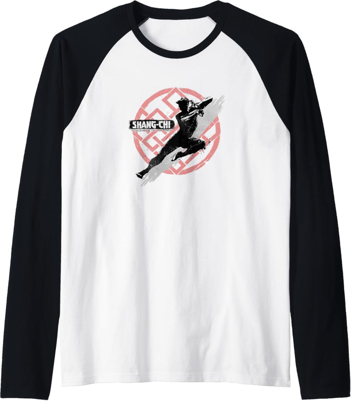 Marvel Shang-Chi Action Silhouette Raglan