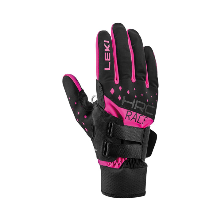 LEKI HRC Race Shark Handschuhe 6.5 Black - Pink, 6.5 Black - Pink