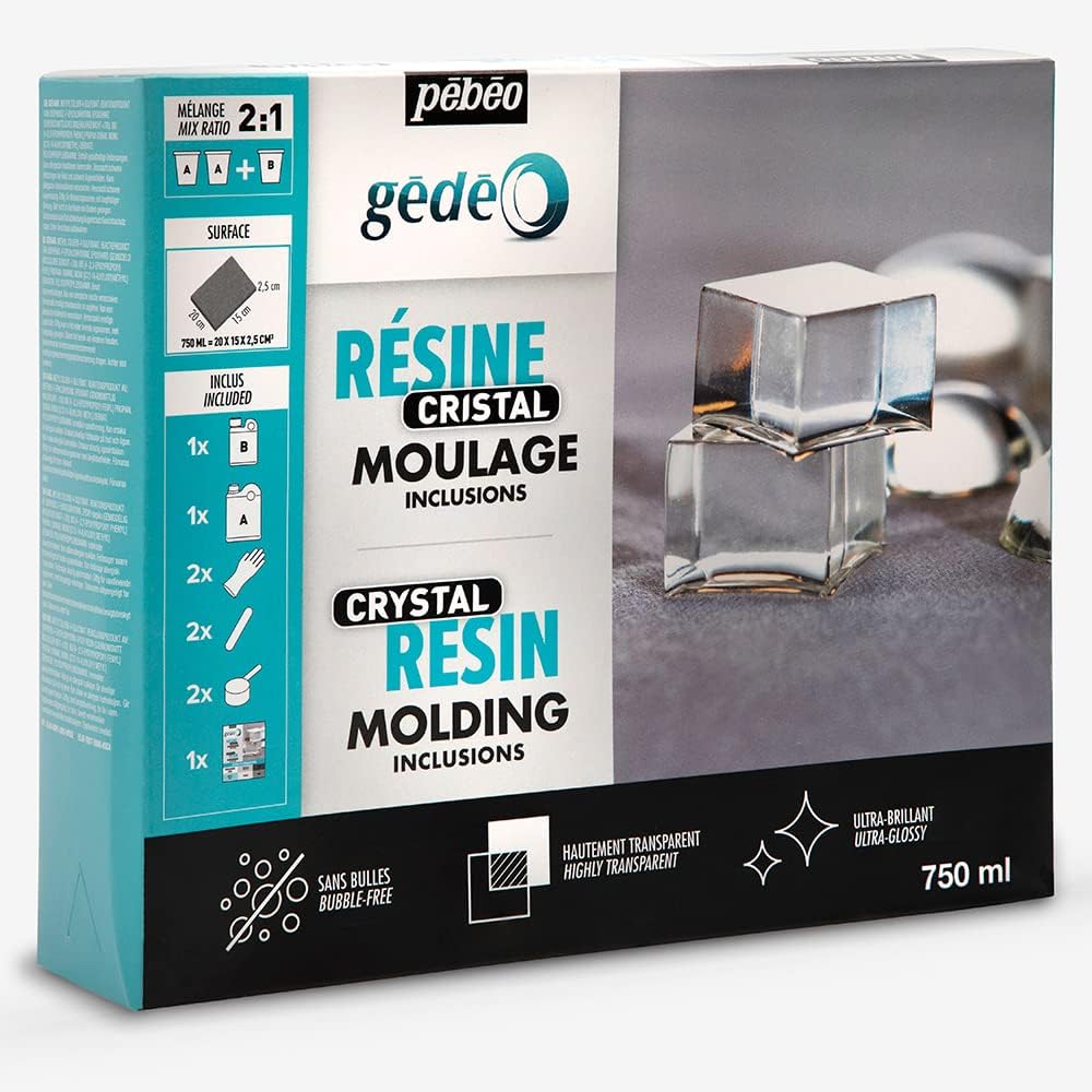 Gedeo Crystal Resin 750ml 750 ml Transparent, 750 ml Transparent