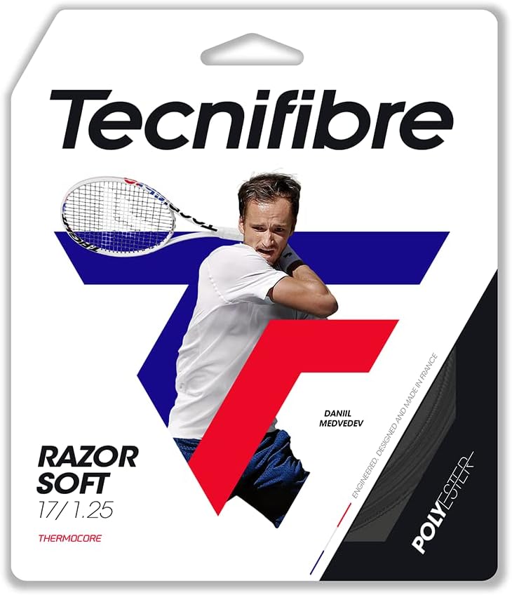 Tecnifibre - Tennissaite 1.25mm / 200m Carbon, 1.25mm / 200m Carbon