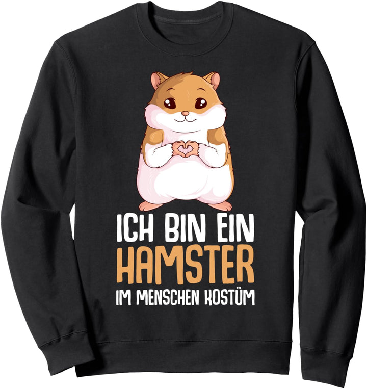 Hamster Mädchen Frauen Kinder Sweatshirt