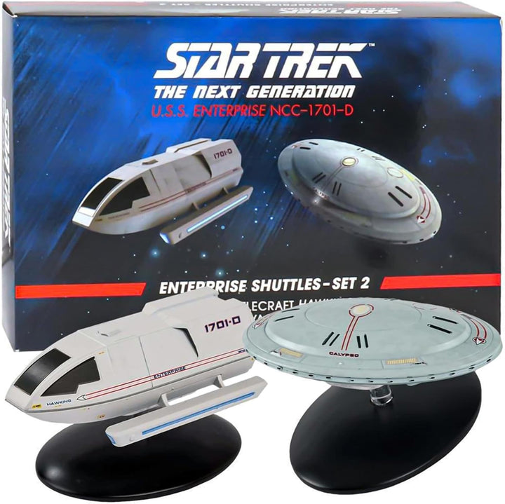 Eaglemoss Sguttel Model Set 2 Type 6 Shuttle, Captains Yacht Calypso