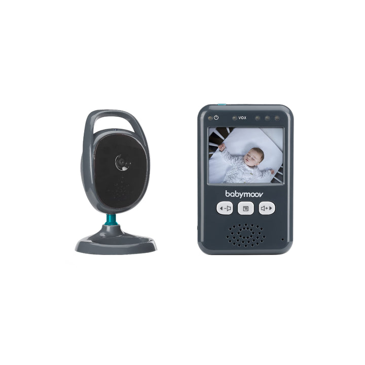 Babymoov Babyphone mit Kamera Essential, 2,4" Bildschirm, Nachtsicht, 2-fach Zoom