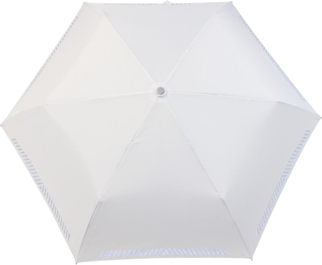 iX-brella Mini Hochzeits-Taschenschirm mit reflektierender Borte Namen und Herzen personalisiert Zwe