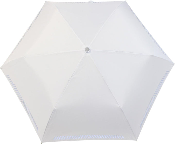 iX-brella Mini Hochzeits-Taschenschirm mit reflektierender Borte Namen und Herzen personalisiert Zwe