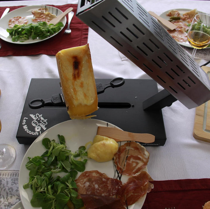 LITTLE BALANCE 8761 Savoyarde 1/4 Mahlwerk, traditioneller Raclette, Viertelmahlwerk, 4 Personen, ve