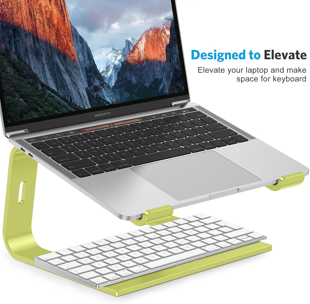 OMOTON Laptop Ständer, Notebook Ständer mit Belüftung, Universal PC Riser Ergonomisch Laptop Halteru