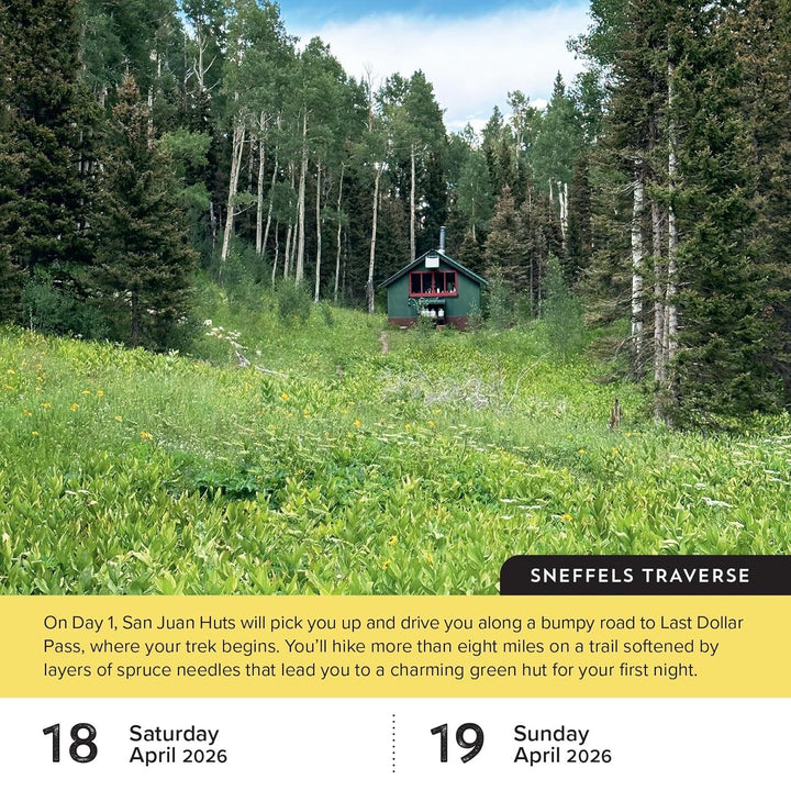 Walks of the World Page-A-Day® Calendar 2026: 25 Epic Treks and Multiday Hikes, Kalender