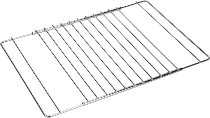 Verchromter, von 38,5 auf 55 cm ausziehbarer Backofenrost 38,5x31,5x1 cm Metallic Silver, 38,5x31,5x