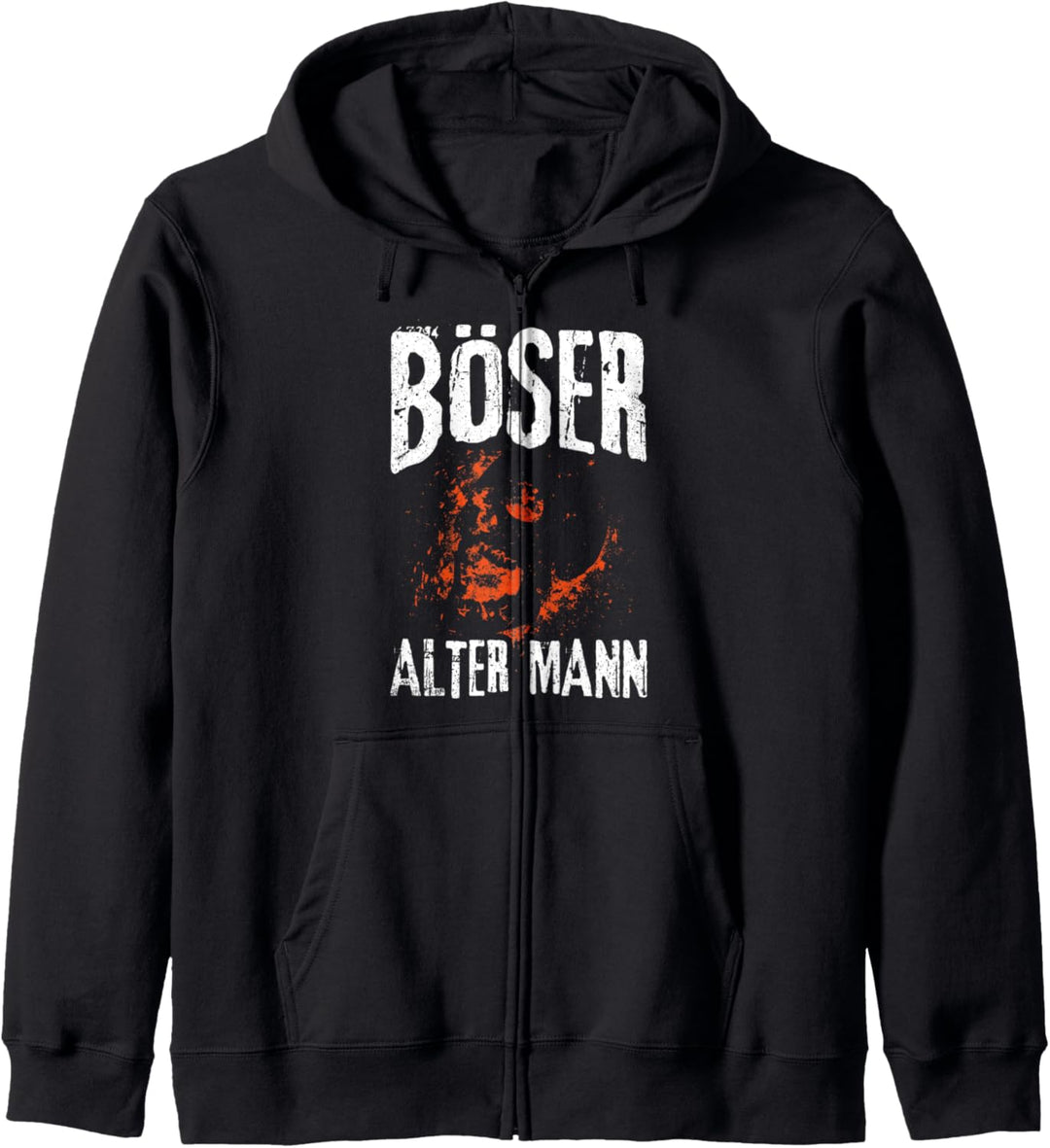 Böser Alter Mann Männer Kapuzenjacke
