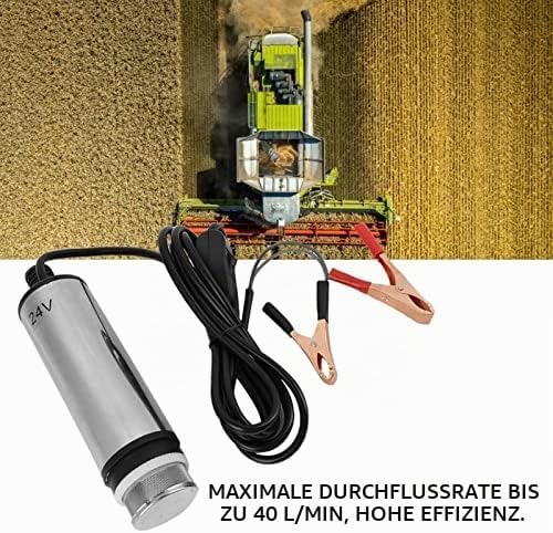 Tauchpumpe, Edelstahl-Tauchpumpe, DC 24 V Wasserpumpe, Transferpumpe für Wasser, öl, Industrielle Ta