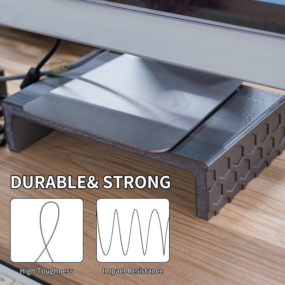 TRONXY PETG Filament 1,75 mm, Metall Hellgrau 3D-Drucker Filament Genauigkeit +/- 0,05 mm, 1 kg Spul