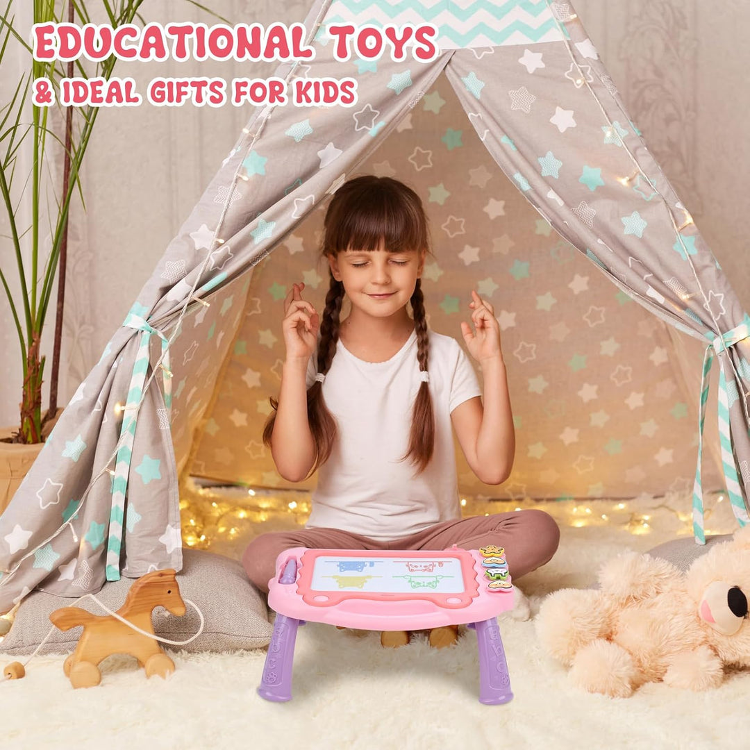 Sarsumir Magnetische Maltafel Zaubertafeln für Kinder, Zaubertafel Maltafel Magnettafel Reisegrösse,