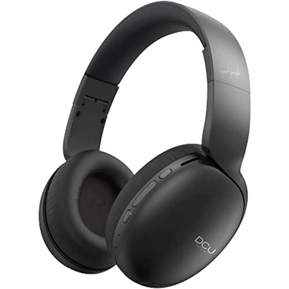 DCU TECNOLOGIC | Bluetooth-Kopfhörer, Faltbare Kopfhörer, kabellos und verkabelt, Multifunktion, 8 h