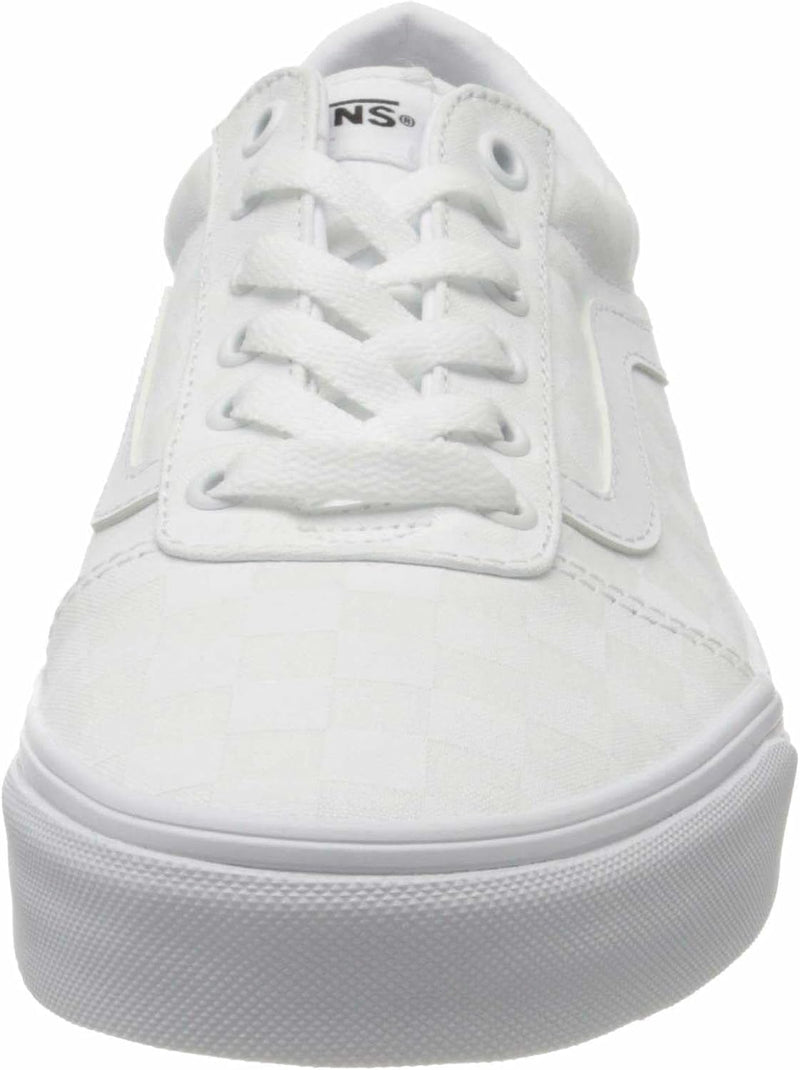 Vans Damen Ward Sneaker 36 EU Checkerboard White White, 36 EU Checkerboard White White