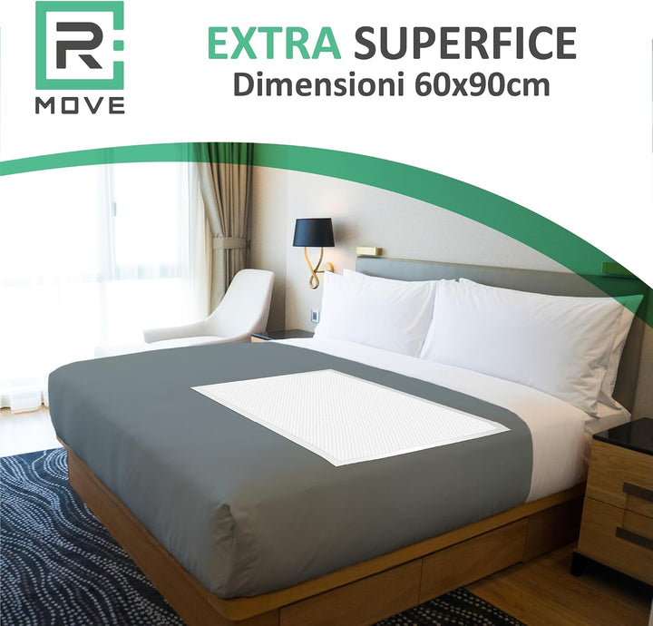 R MOVE 30 Einlagen, 60 x 90 cm, geeignet für Kinder und ältere Menschen, Einweg-Bettunterlagen für ä