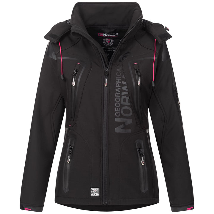 Geographical Norway Damen Softshell Funktions Outdoor Regen Jacke IMS Edition Sport wasserabweisend