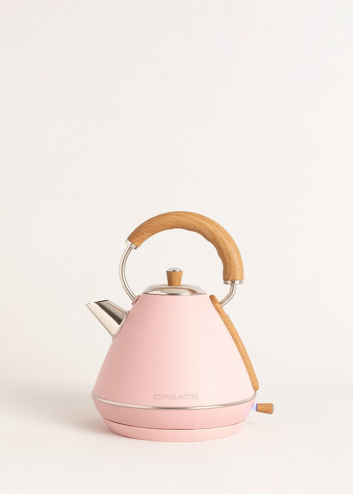 CREATE/PACK TOAST RETRO + KETTLE RETRO L/Toaster und Wasserkocher rosa / 3 programmierte Toastzeiten