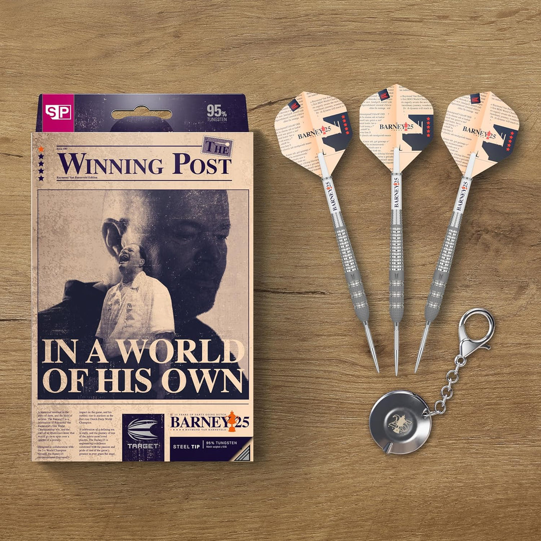 Target Darts Raymond Van Barneveld RVB 25 Year Edition 95% Wolfram Swiss Point Stahlspitze Darts Set
