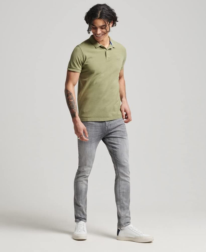 Superdry Vintage Destroyed Pique Poloshirt Herren