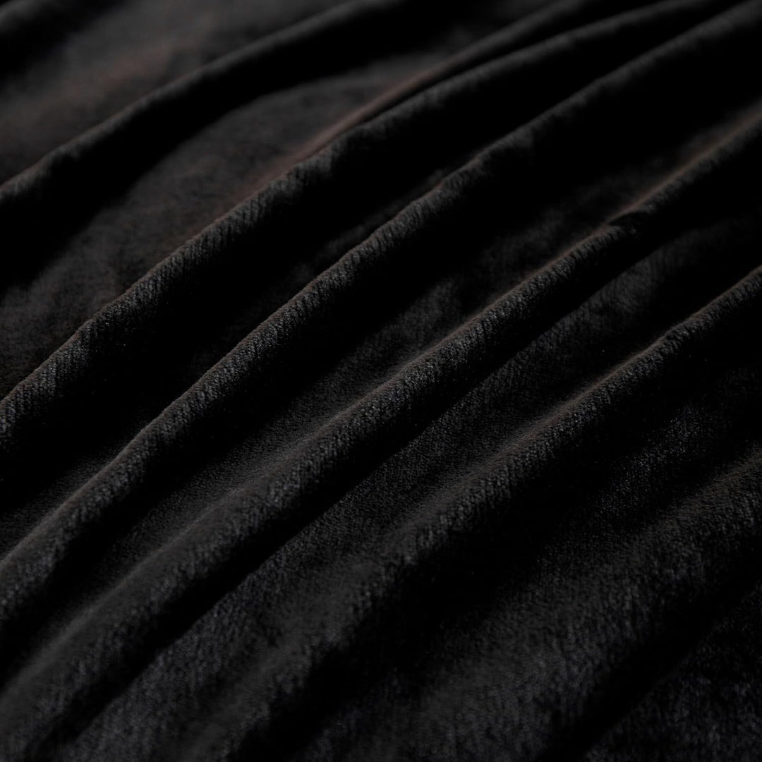 Kuscheldecke Flauschig Winter Warm Schwarz Fleecedecke Kuscheldecke 150x200 Weich Kuschelig Flanell
