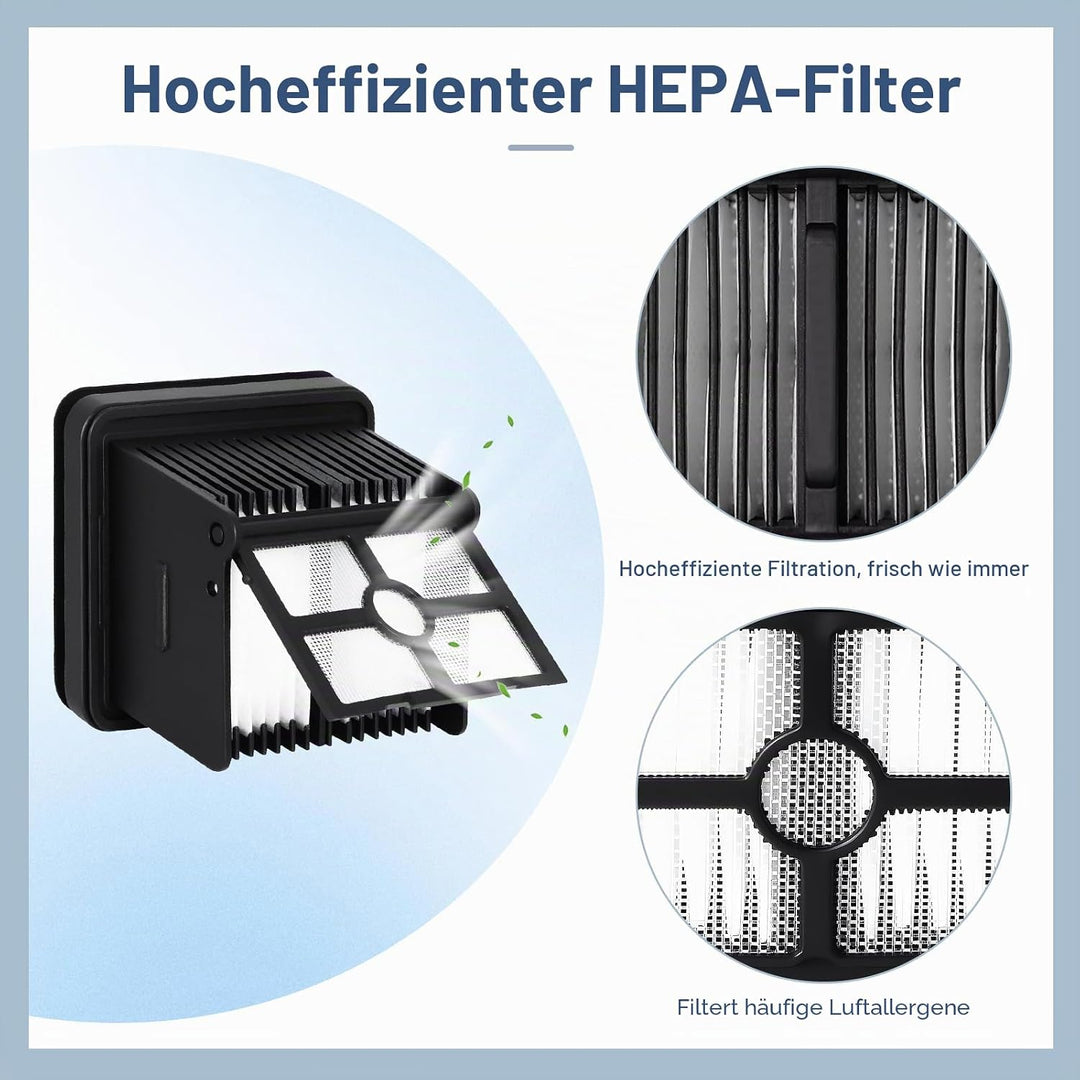 Bürstenrolle Filter Ersatzteile für Dreame H15 Pro Heat Nass Trockensauger Zubehörset，2 Bürstenrolle