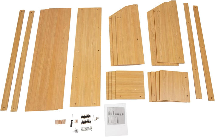 12 Fächer Holzregal, Kinder Bücherregal, Bookshelf 49.6x11.8x38.6inch | Bücherregale Tragfähigkeit 5
