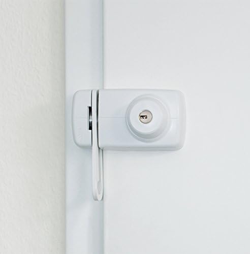 ABUS Tür-Zusatzschloss 7035 W, 533037 Weiss Kunststoff, Weiss Kunststoff