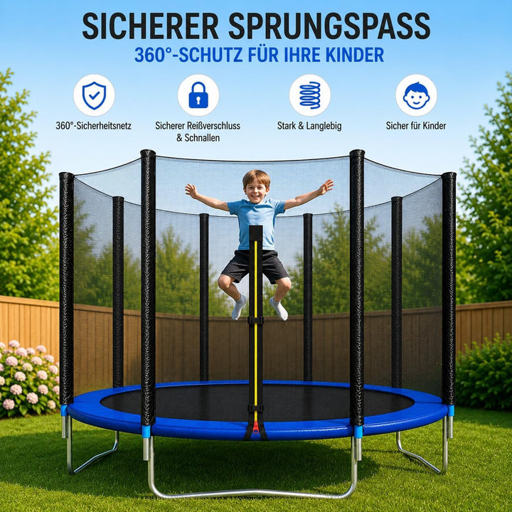 4myBaby Trampolin Ersatznetz Sicherheitsnetz Trampolinersatznetz Ø 244 305 366 cm 305 cm, 305 cm