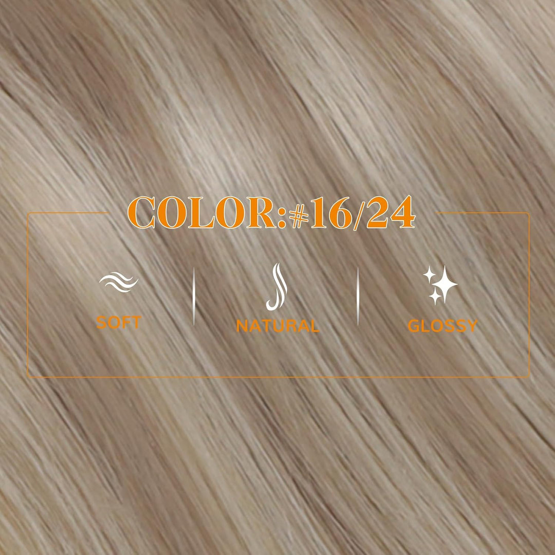 Easyouth Zopf Extensions Echthaar Pferdeschwanz Extensions Echthaar Farbe Golden Blonde Mix Mittelbl