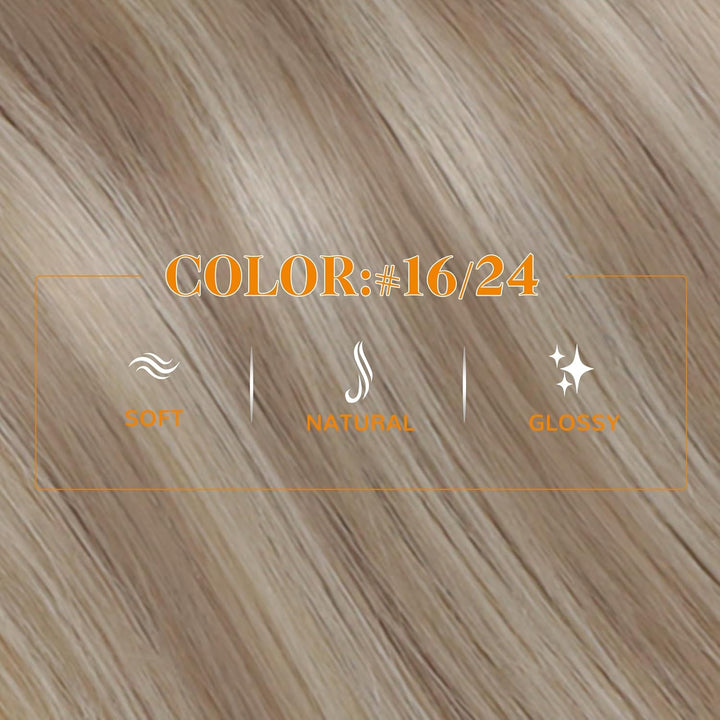 Easyouth Zopf Extensions Echthaar Pferdeschwanz Extensions Echthaar Farbe Golden Blonde Mix Mittelbl