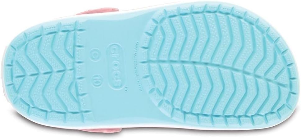 Crocs Unisex Kinder Crocband Clog KidsClogs 27/28 EU Ice Blue White, 27/28 EU Ice Blue White